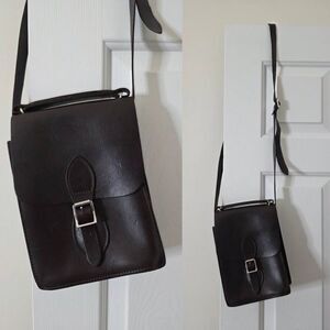 Cambridge Satchel The Binocular Bag, Dark Brown